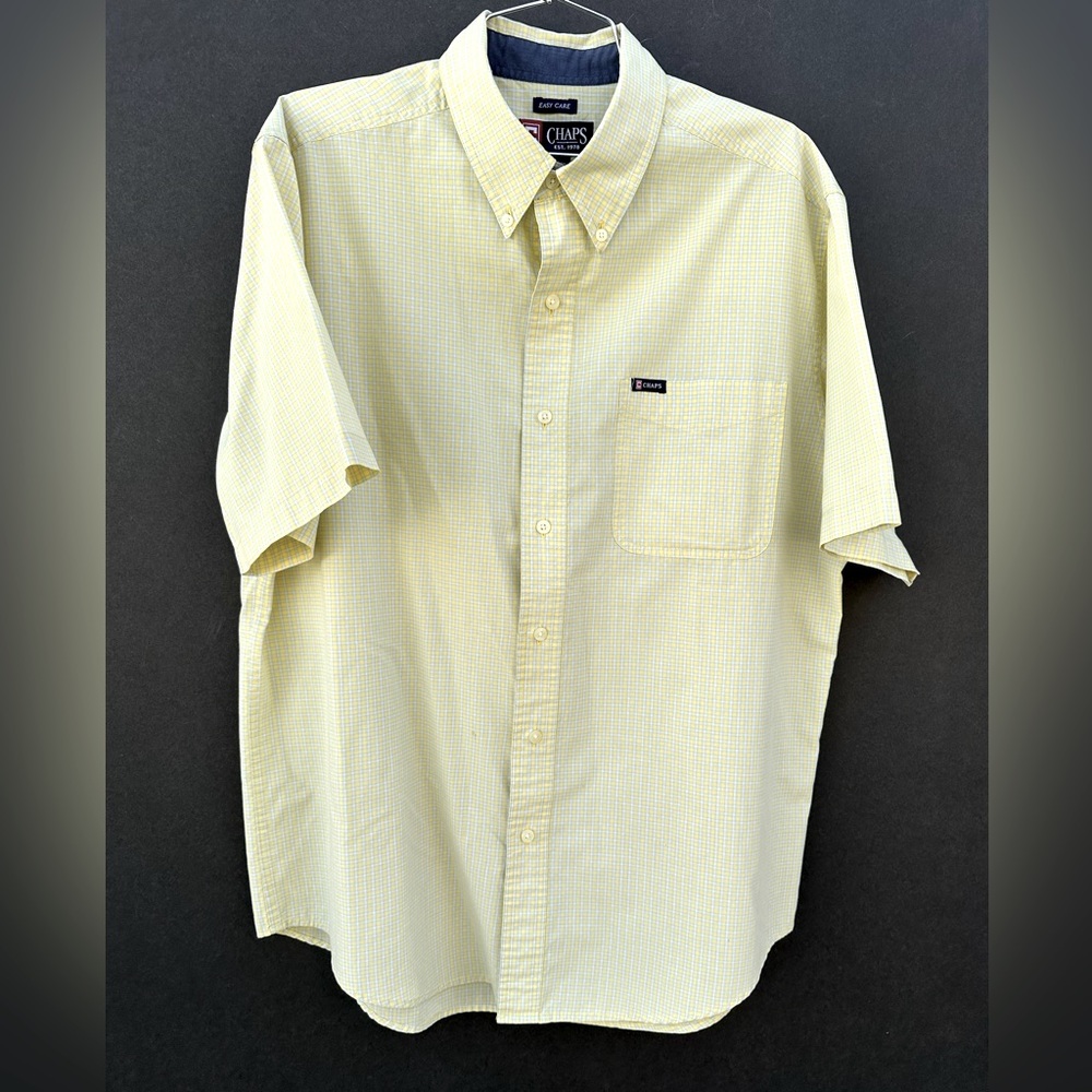 Chaps short sleeved button down